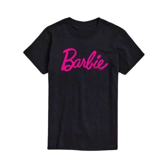 Barbie Tops - Barbie Black Classic Logo Tee